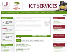 Tablet Screenshot of ict.worldagroforestry-ilri.org